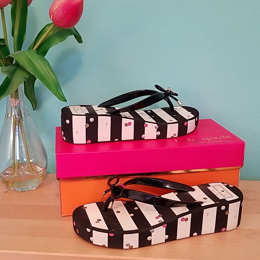 NIB Kate Spade flip flops